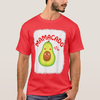 Mamma Avocado Mamma Bleached Funny Avocado Mamacad T Shirt