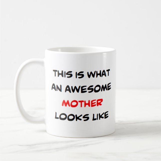 mamma, awesome kaffemugg (Vänster)