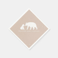 Mamma Baby Bear Rosa Winter Baby Shower