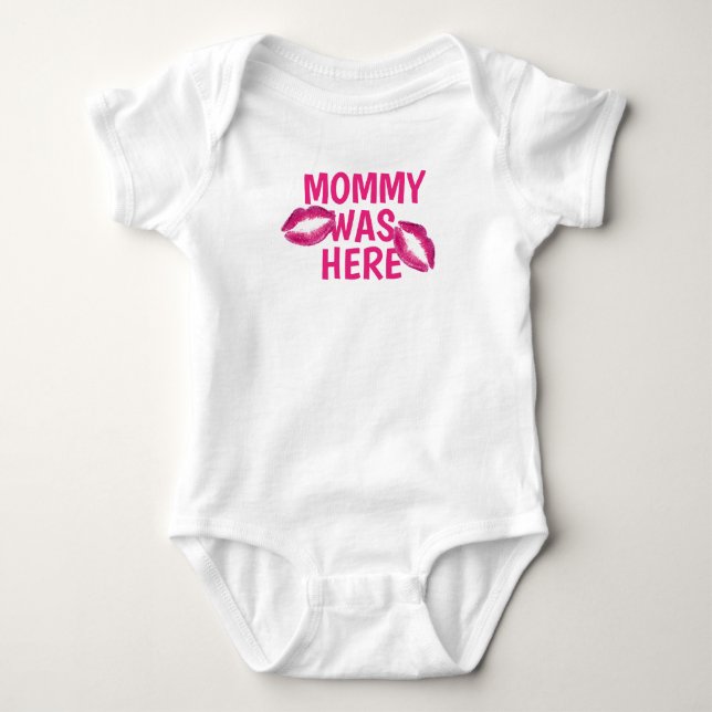 Mamma - Baby Jersey Bodykostym T Shirt (Framsida)