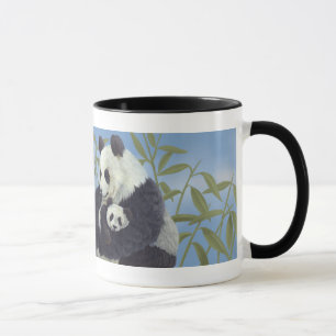 Mamma & Baby Panda Mugg