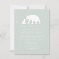 Mamma + Baby Polar Bear Boy Shower by Mail