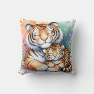 Mamma & Baby Tiger Kudde