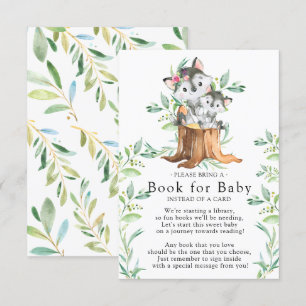 Mamma & Baby Varg Baby Shower Bok för Baby Kort