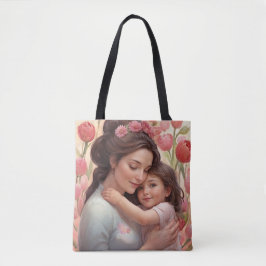 Mamma Bag från Kärlek - Mor & Dotter Tote Bag Tygkasse