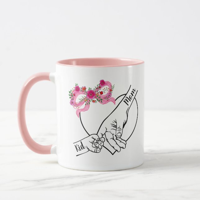 Mamma & Barn – En kärleksfull förbindelse Mugg (Vänster)