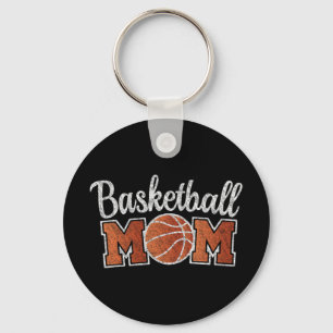 Mamma Basketball Player-Mors dag-utkomstspel Nyckelring