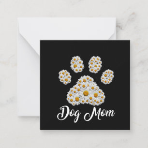 Mamma Bästa Hundmamma Någonsin Födelsedag Anteckningskort