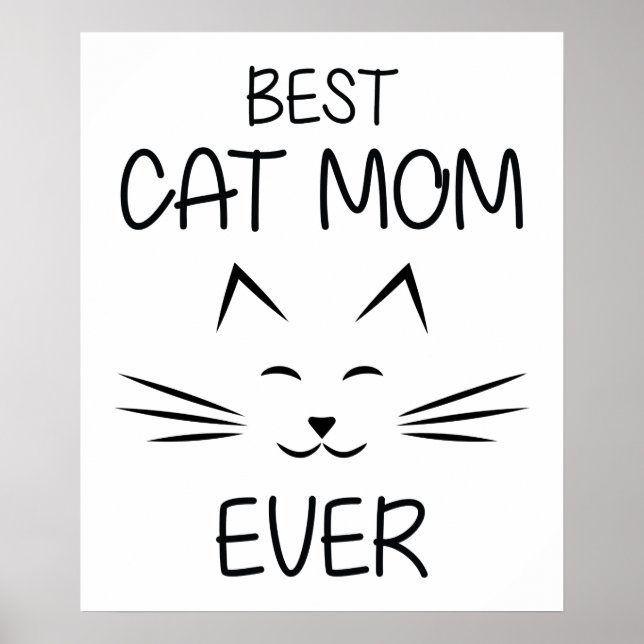 Mamma - Bästa kattmamman någonsin Poster (Framsidan)