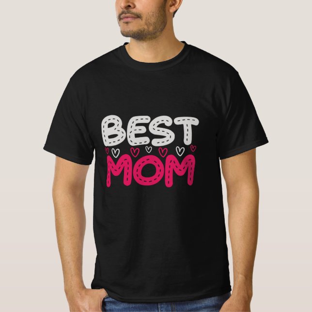 Mamma - Bästa Mamma T Shirt (Framsida)