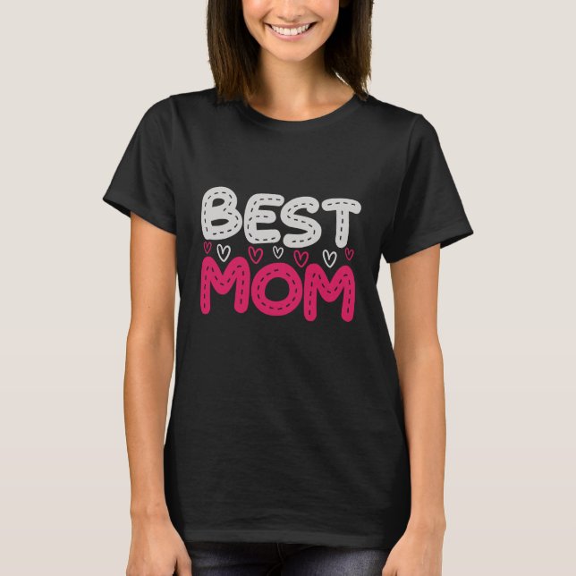 Mamma - Bästa Mamma T Shirt (Framsida)