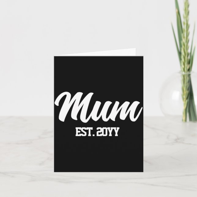 Mamma bästa present för nybliven mamma t-shirt  kort (Framsida)