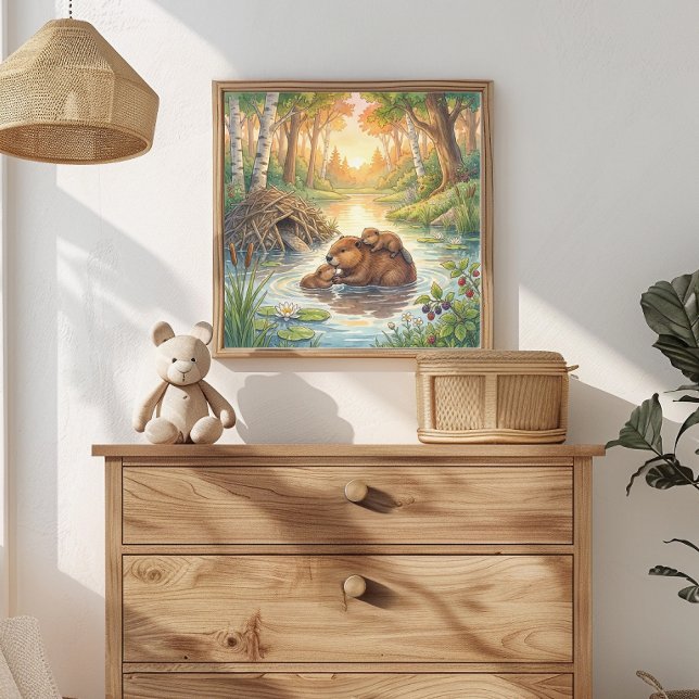 Mamma Bäver och Ungarnas Boplats Poster (Skapare uppladdad)