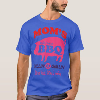 Mamma BBQ Chillin' & Grillin' Funny Mors dag M T Shirt