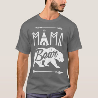 Mamma Bear Älskare Hunting Bear Mor Mors dag T Shirt