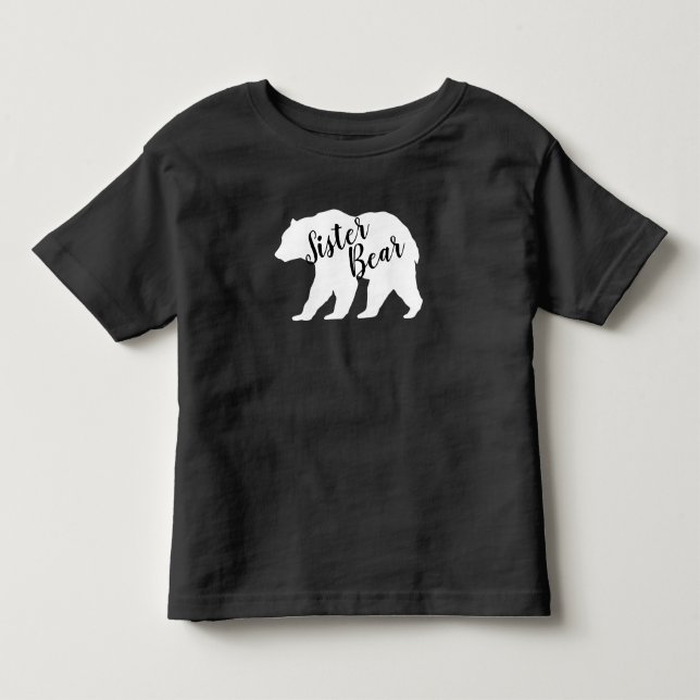 Mamma Bear Baby Shower Woodland Lodge T Shirt (Framsida)