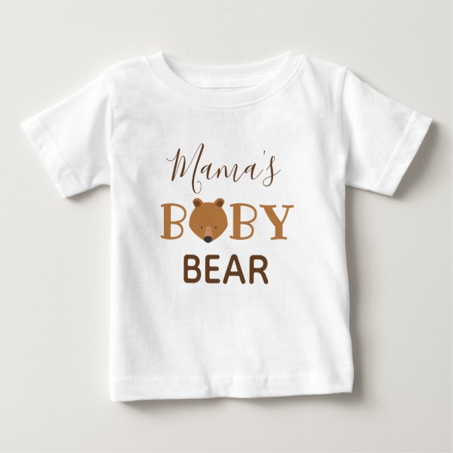 Mamma Bear Baby T-Shirt, Baby T Shirt (Framsida)