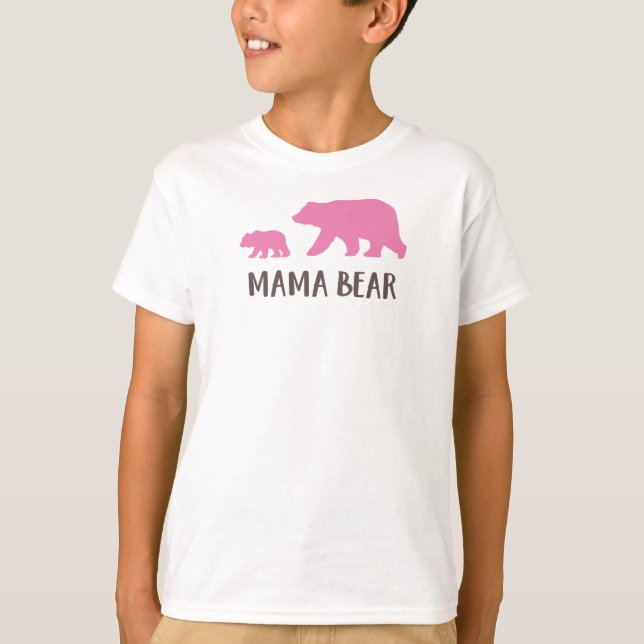Mamma Bear, Bear Unge, Cute Bear, Little Bear T Shirt (Framsida)