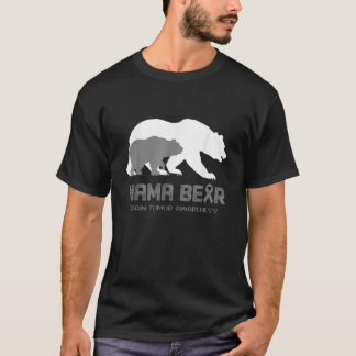 Mamma Bear Brain Tumor Awareness for Women Manar T Shirt