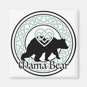 Mamma Bear Celtic Circle of Kärlek and Strength Magnet