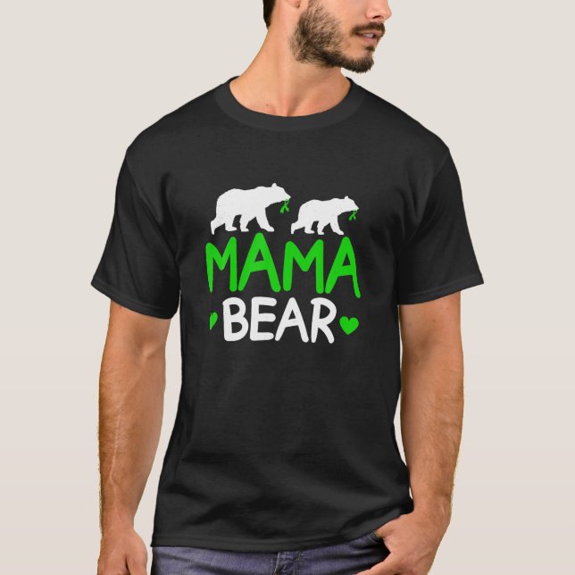 Mamma Bear Cerebral Palsy Mamma of a Cerebral Pals T Shirt (Framsida)