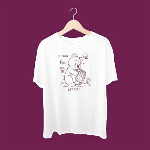 Mamma Bear Est 2025 T Shirt