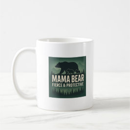 Mamma Bear: Fierce & Protective Kaffemugg