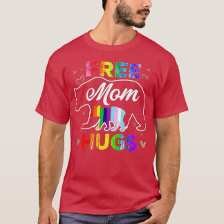 Mamma Bear Free Mamma Hugs Pride LGBTQ T Shirt