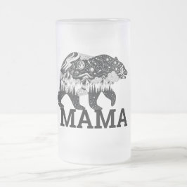 Mamma Bear Frostat Ölglas