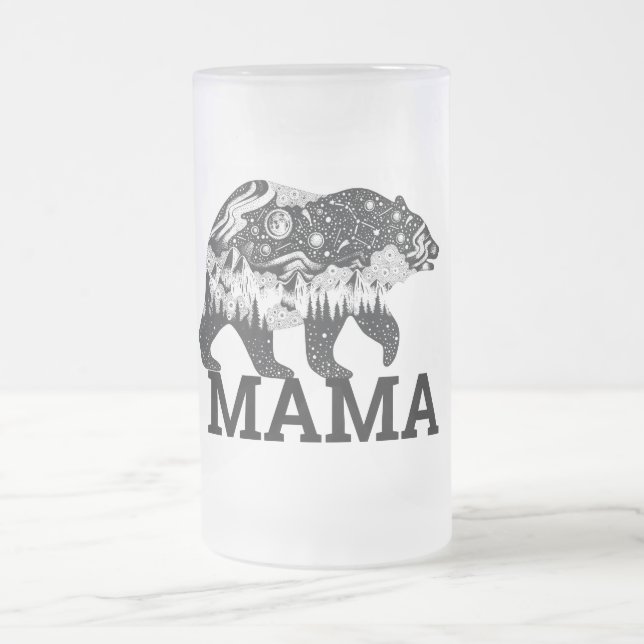 Mamma Bear Frostat Ölglas (Center)
