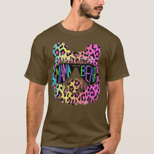 Mamma Bear Funny Sunglass Graphic Tees Best Mamma T Shirt