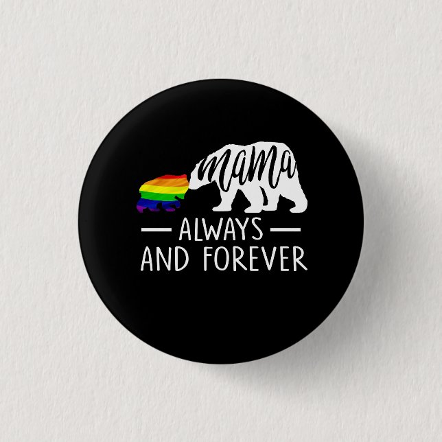 Mamma Bear Gay Lesbisk Trans Bi Pride Momma Mamma  Knapp (Framsida)