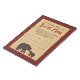 Mamma Bear Gissa gissa svaret på det svenska  spel Anteckningsblock