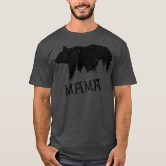 Mamma Bear jul-familjen Pajama-gåva T Shirt