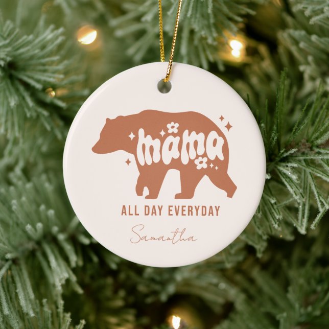 Mamma Bear Julgransprydnad Keramik (Träd)
