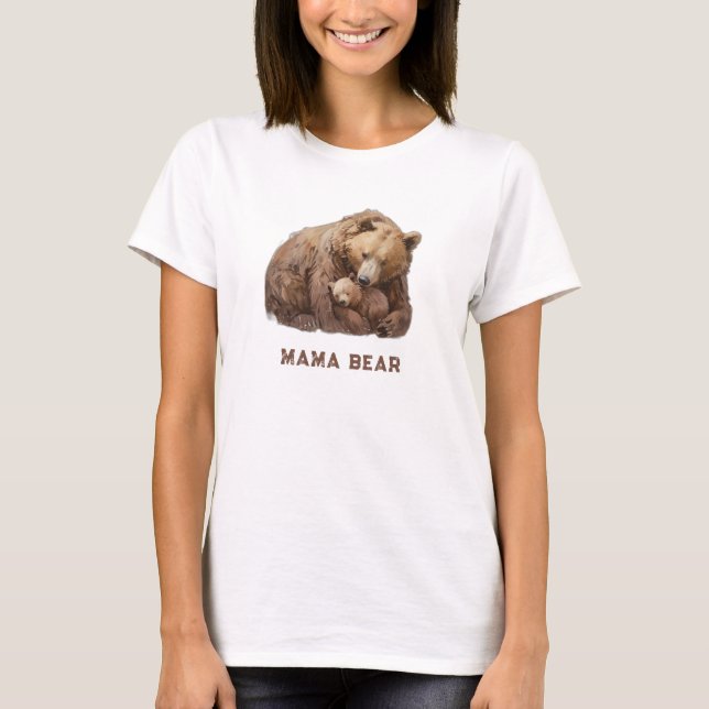 *~* MAMMA BEAR Kärlek Mors dag Gift AP72 Unge T Shirt (Framsida)
