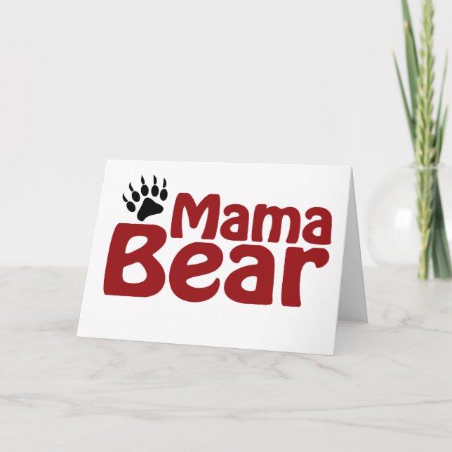 Mamma Bear Klo Kort (Framsida)