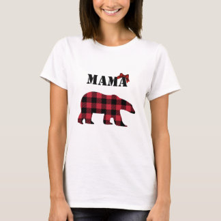Mamma Bear-kvinnans t-shirt Buffalo Play