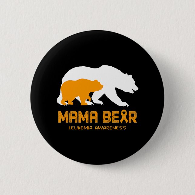 Mamma Bear LEUKEMIA Awareness for Women Manar Knapp (Framsida)