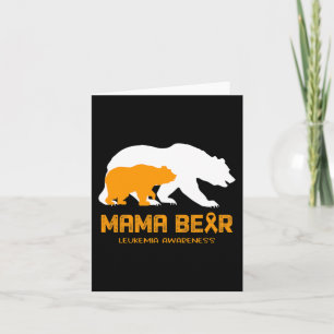 Mamma Bear LEUKEMIA Awareness for Women Manar Kort