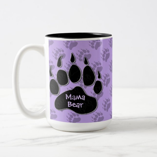 Mamma Bear Mamma Familjen Mugg (Vänster)