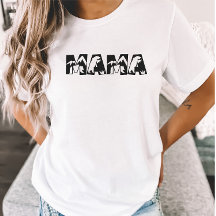 Mamma Bear Minimalist Mountain Mor T-Shirt