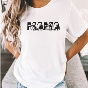 Mamma Bear Minimalist Mountain Mor T-Shirt