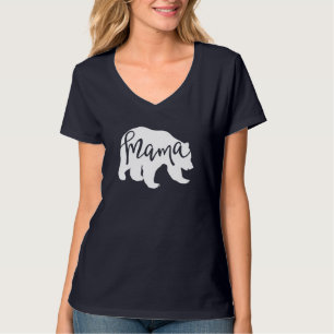 Mamma Bear Momma Family Matching Mors dag Inspi T Shirt