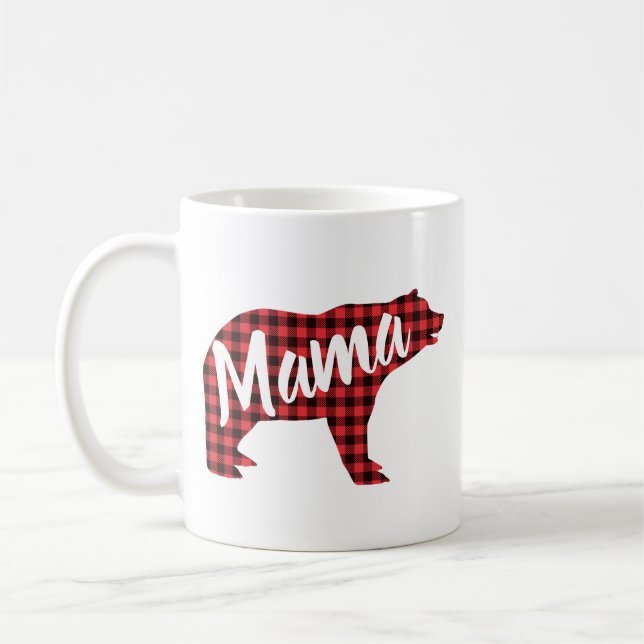 Mamma Bear mugg, Morsa mugg, Mamma Bear, Mammy mug Kaffemugg (Vänster)
