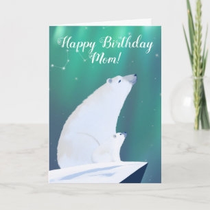 Mamma Bear och hennes Unge-vaktstjärnor Kort