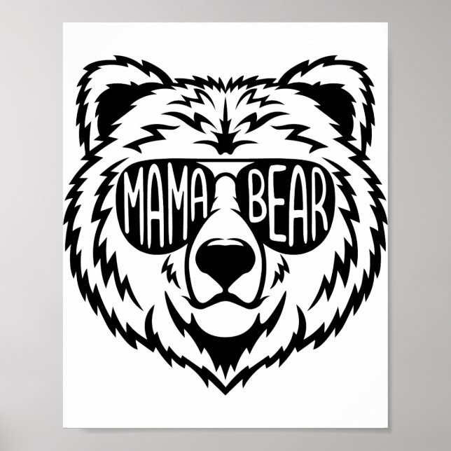 Mamma Bear Png JPG PDF-filer, Mamma Bear Bear Baby Poster (Framsidan)