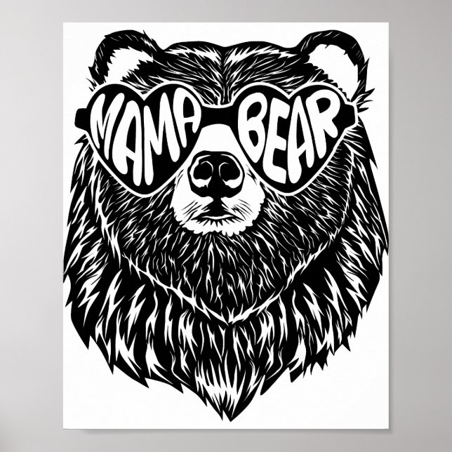 Mamma Bear Png JPG PDF-filer, Mamma Bear Bear Baby Poster (Framsidan)