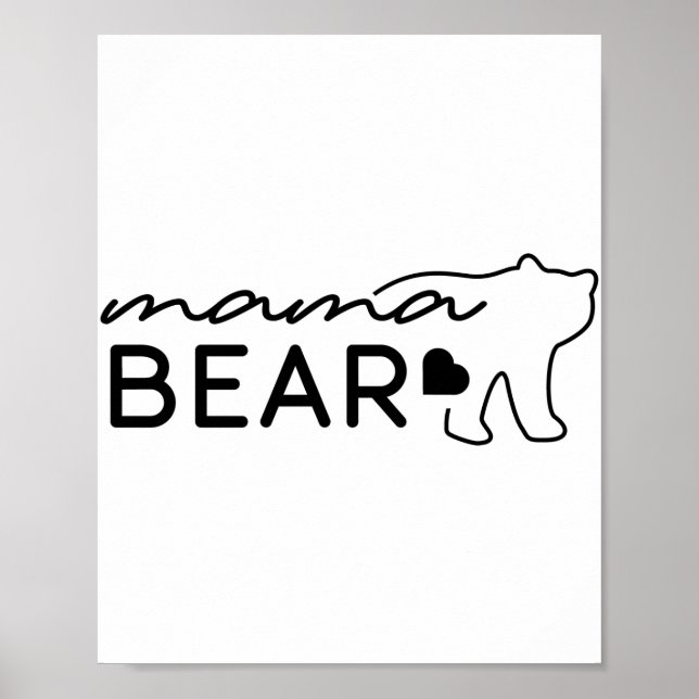 Mamma Bear Png JPG PDF-filer, Mamma Bear Bear Baby Poster (Framsidan)