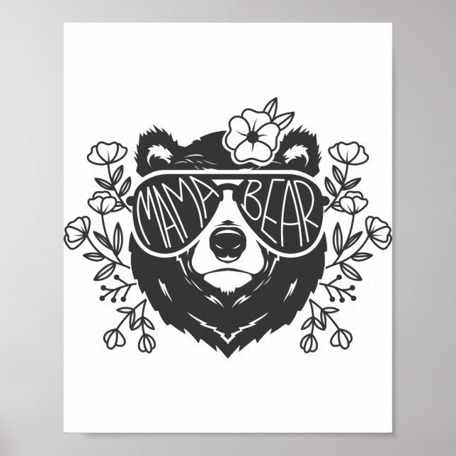 Mamma Bear Png JPG PDF-filer, Mamma Bear Bear Baby Poster (Framsidan)